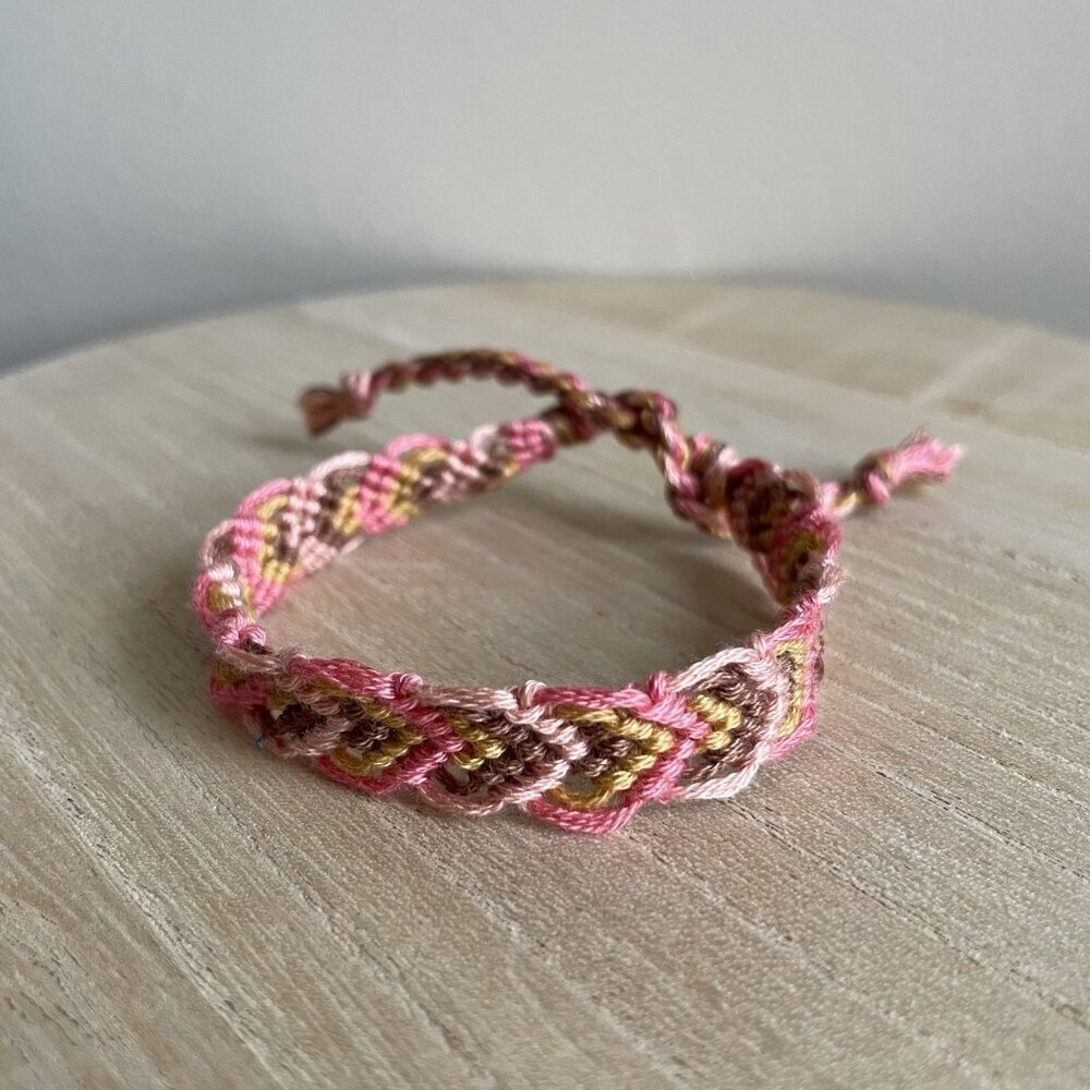 Theia Bracelet, anklet, trendy, comfortable, tie, embroidery thread, woven, gift